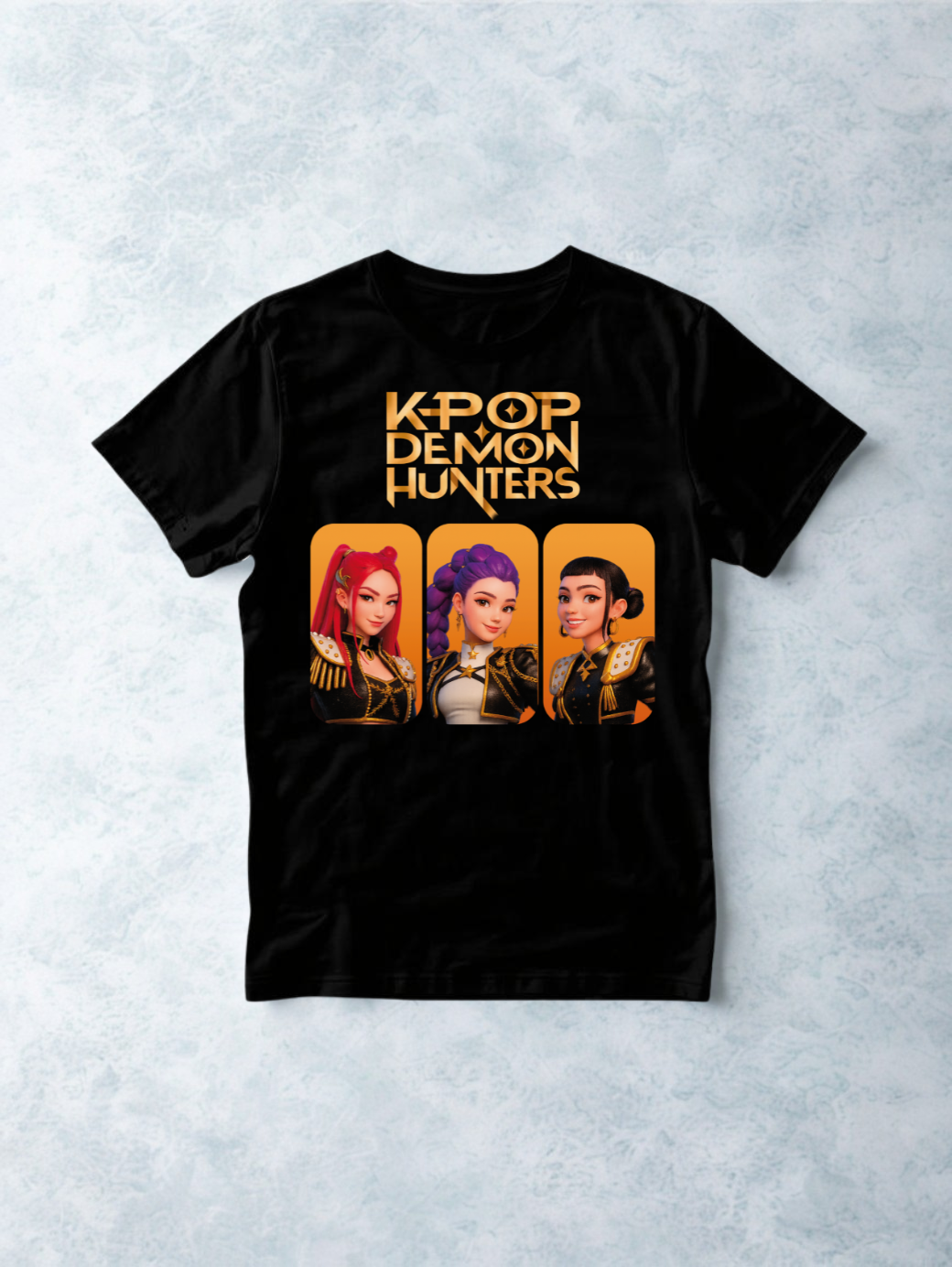 Printed DTF Sheets by Yards - KPop Demon Hunters