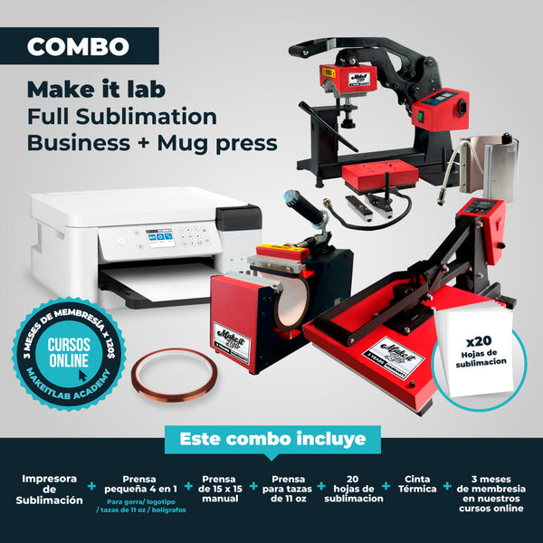 Combo Make It Lab and Full Sublimation Business