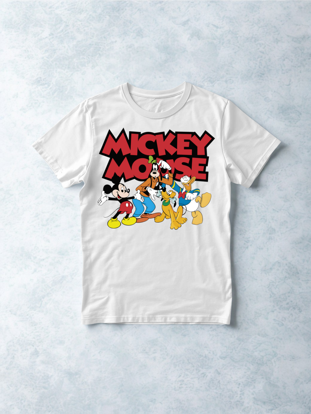 Printed DTF Sheets by Yards - Mickey Mouse