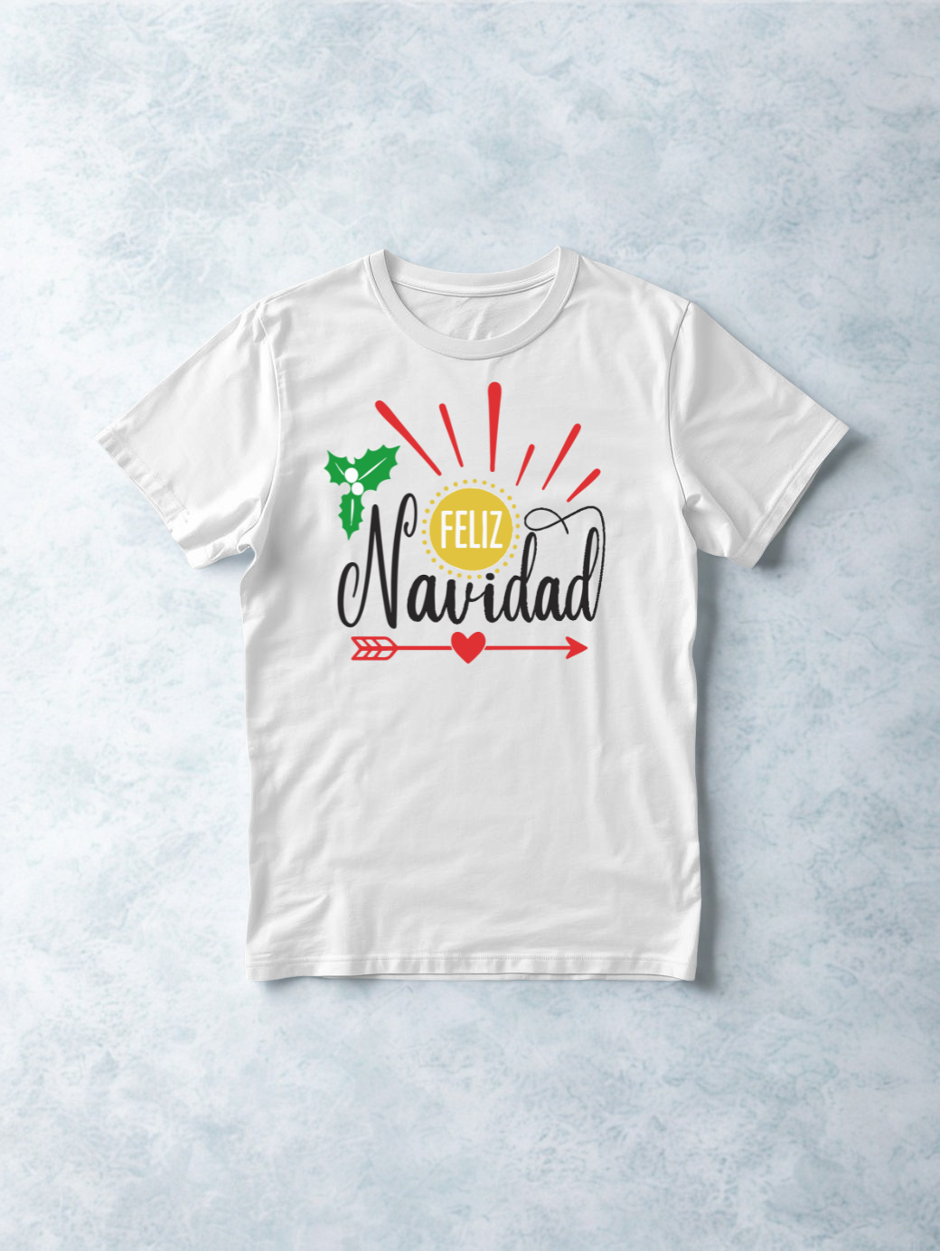 Printed DTF Sheets by Yards -Feliz Navidad 2025