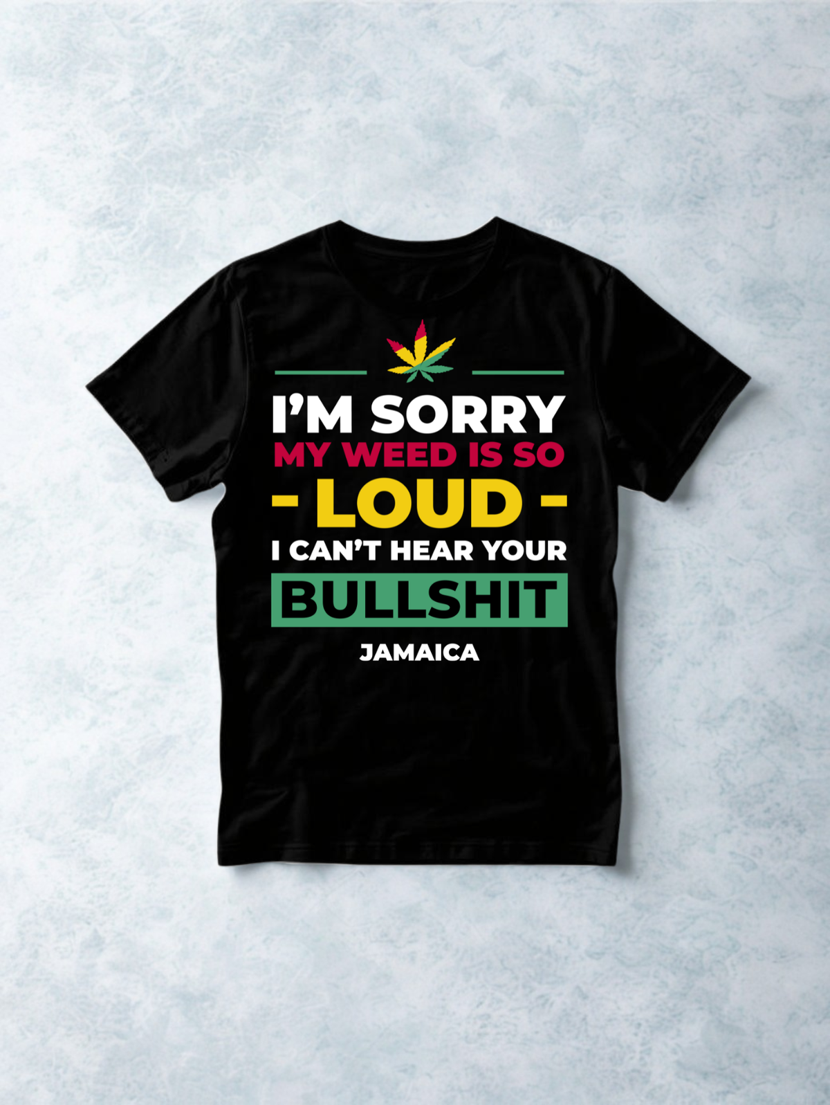 Printed DTF Sheets by Yards -Rastafari