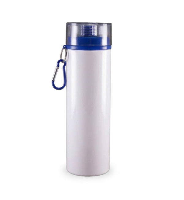 Aluminum sports white bottle for sublimation 25 oz