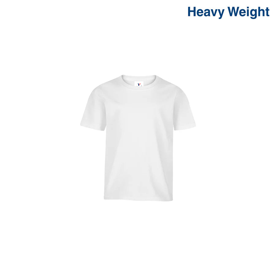 Toddler’s Unisex Heavy Weight Crew Neck Short Sleeve T-Shirt