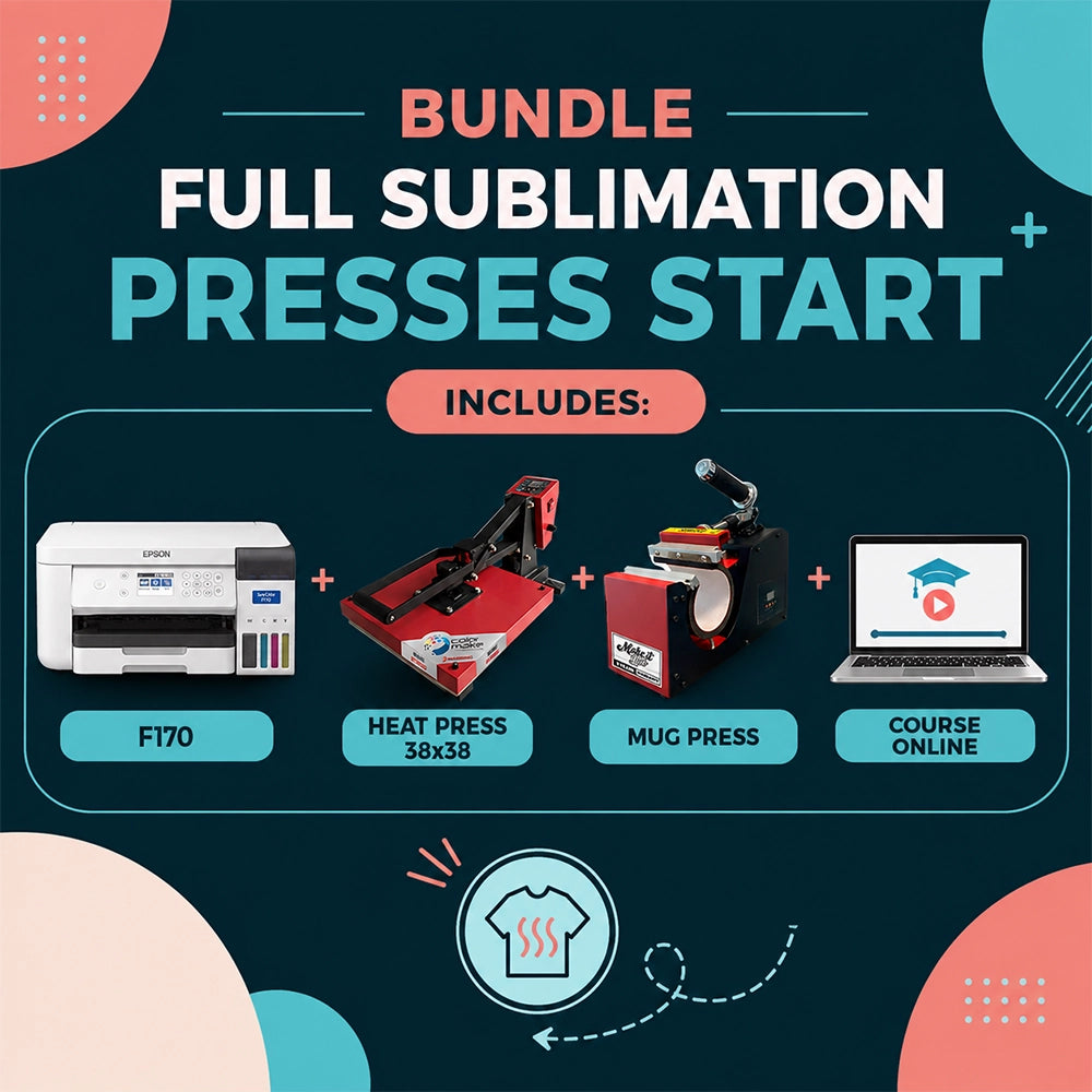 Full Sublimation Presses Starter Bundle