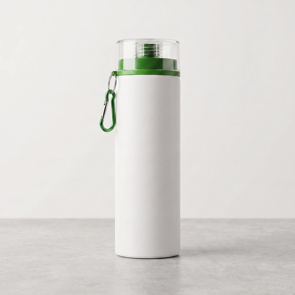 750 mL White Sublimation Water Bottle