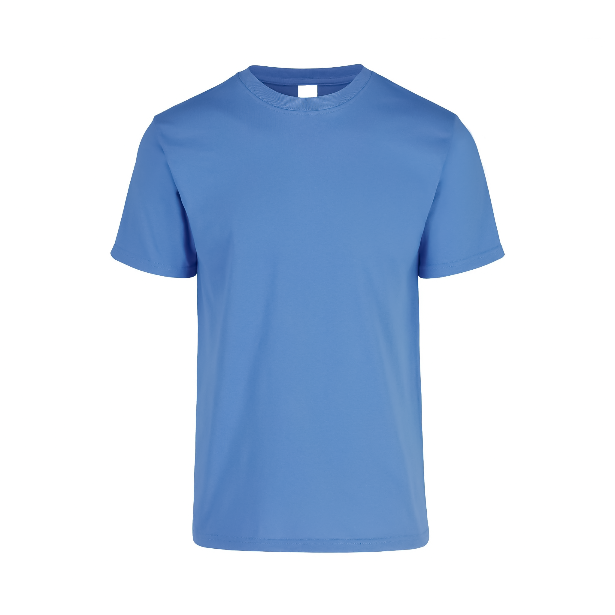Solid-Color Crew-Neck Short-Sleeve T-Shirt main image 1