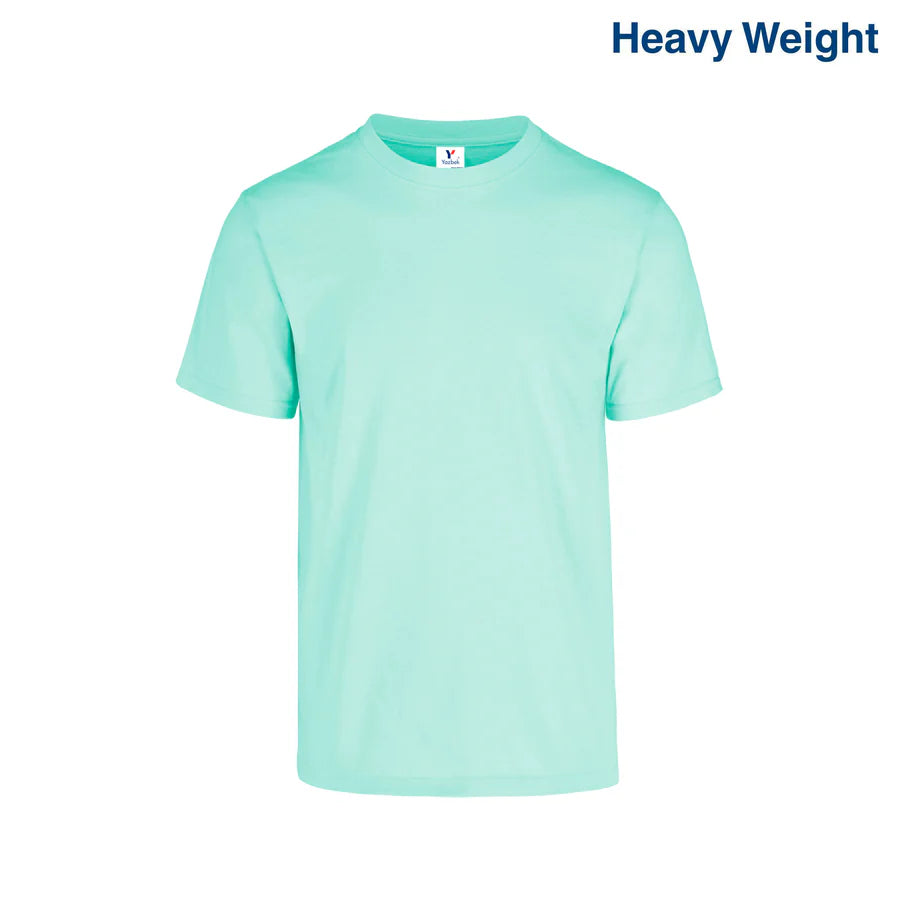 Adult Unisex Heavy Weight Crew Neck Short Sleeve T Shirt