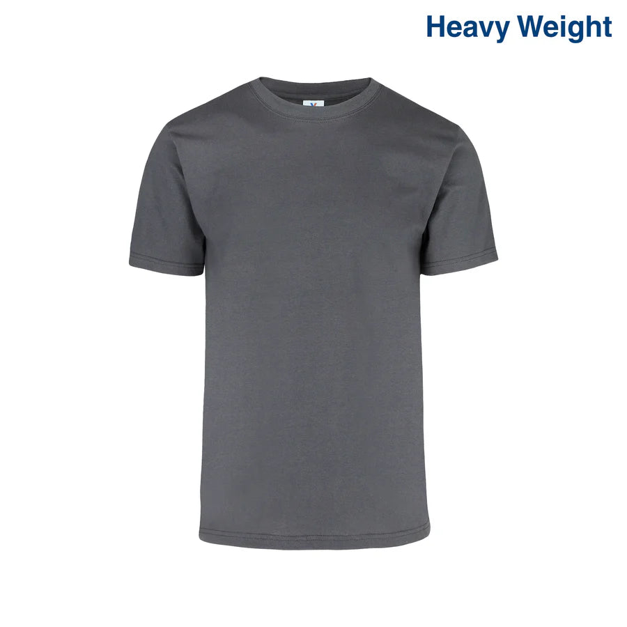 Adult Unisex Heavy Weight Crew Neck Short Sleeve T Shirt