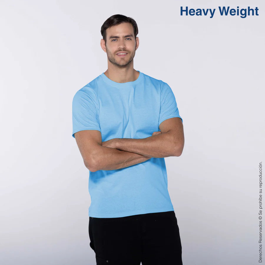 Adult Unisex Heavy Weight Crew Neck Short Sleeve T Shirt