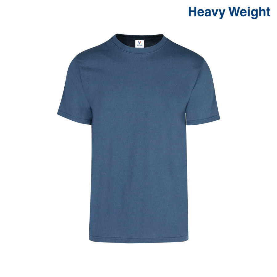 Adult Unisex Heavy Weight Crew Neck Short Sleeve T Shirt