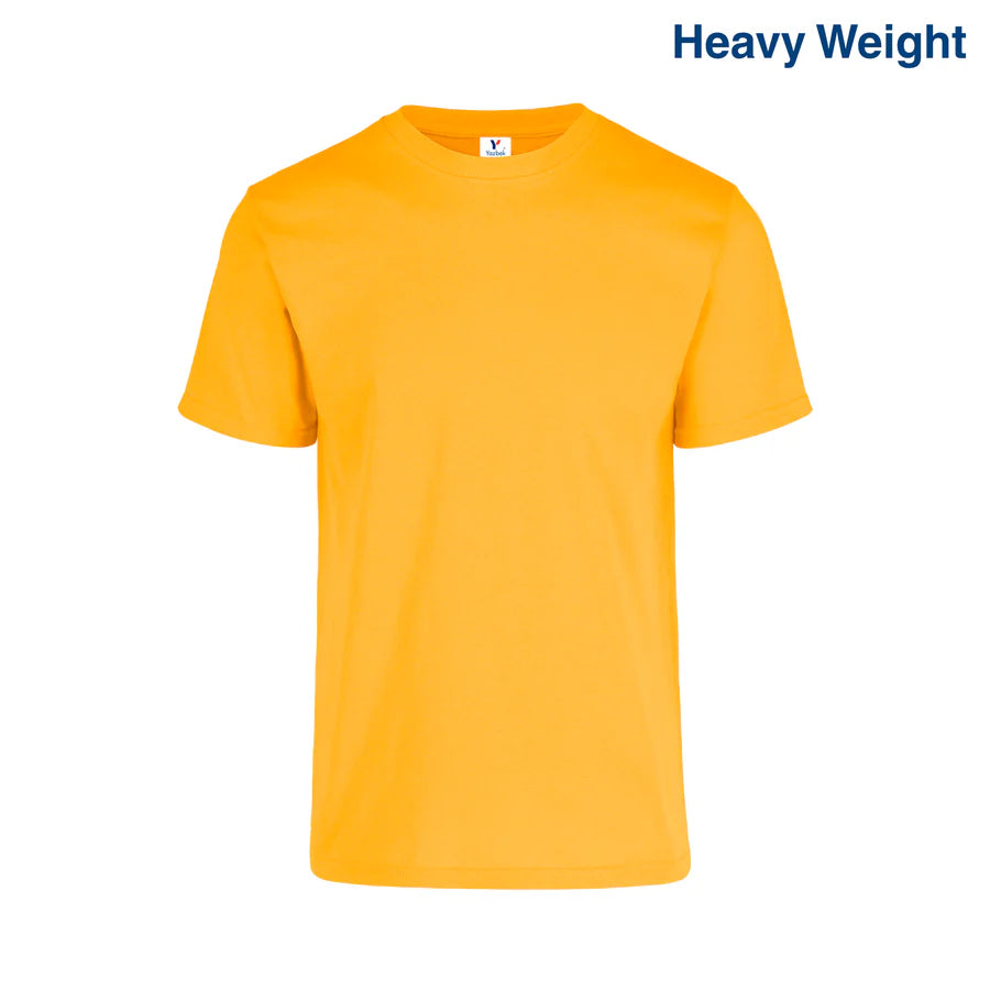 Adult Unisex Heavy Weight Crew Neck Short Sleeve T Shirt