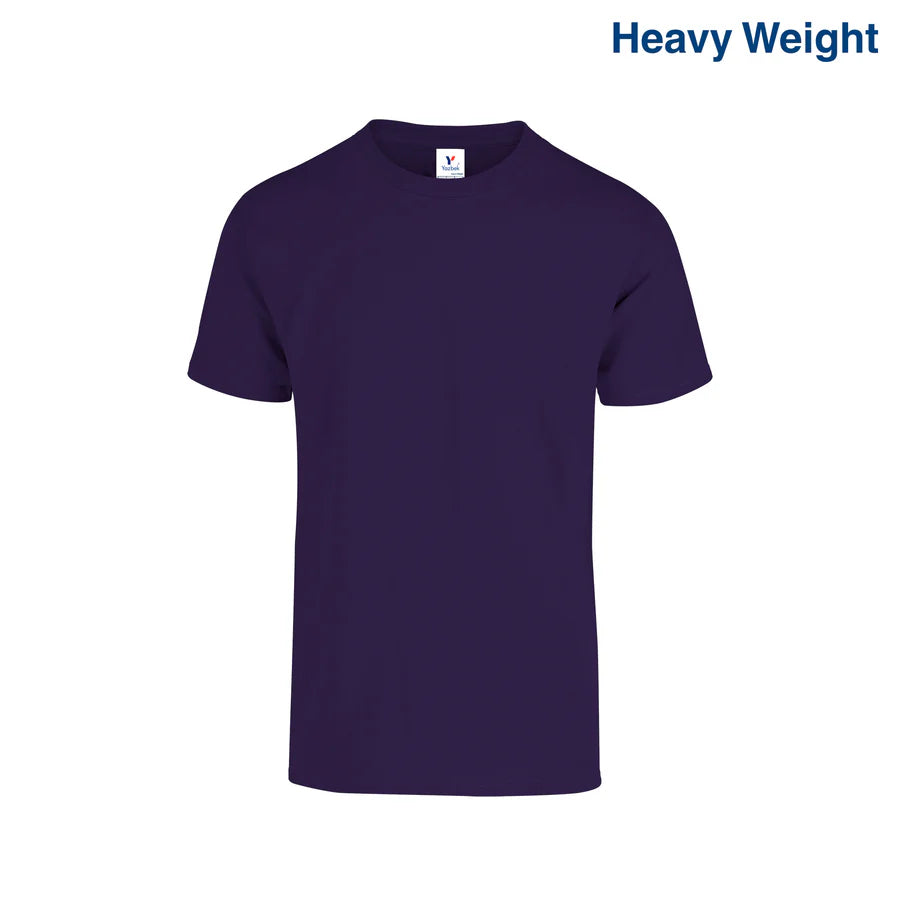 Adult Unisex Heavy Weight Crew Neck Short Sleeve T Shirt
