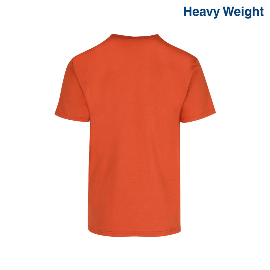 Adult Unisex Heavy Weight Crew Neck Short Sleeve T Shirt