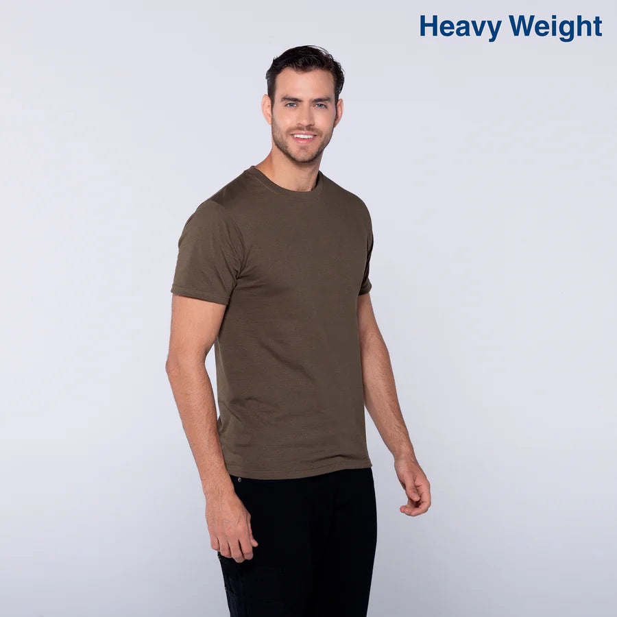 Adult Unisex Heavy Weight Crew Neck Short Sleeve T Shirt