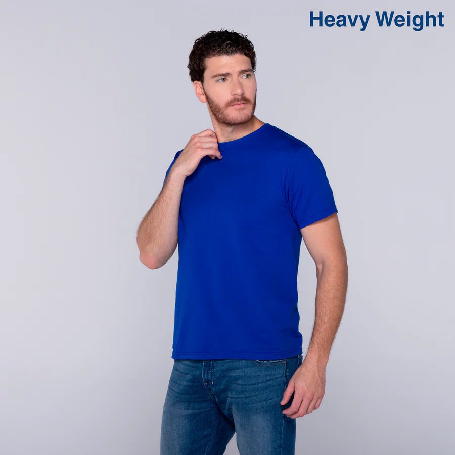 Adult Unisex Heavy Weight Crew Neck Short Sleeve T Shirt