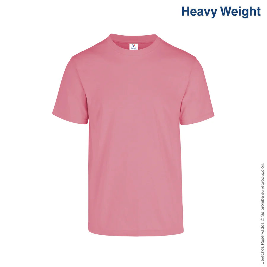 Adult Unisex Heavy Weight Crew Neck Short Sleeve T Shirt