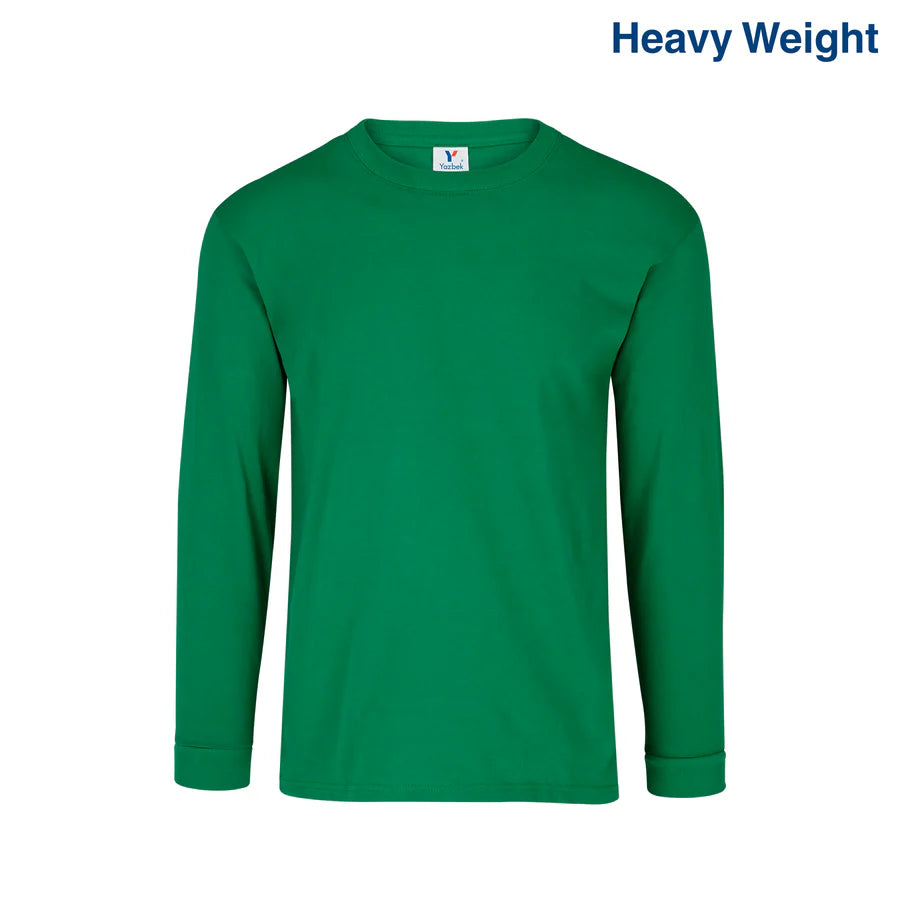 Adult Unisex Heavy Weight Crew Neck Long Sleeve T Shirt
