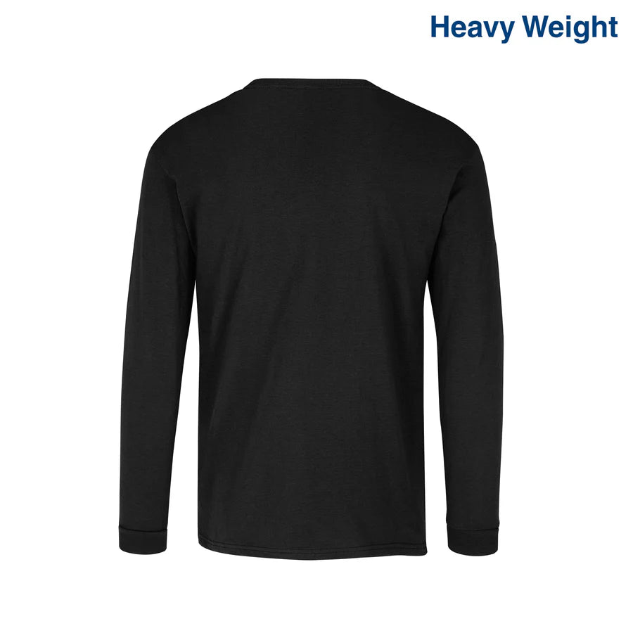 Adult Unisex Heavy Weight Crew Neck Long Sleeve T Shirt