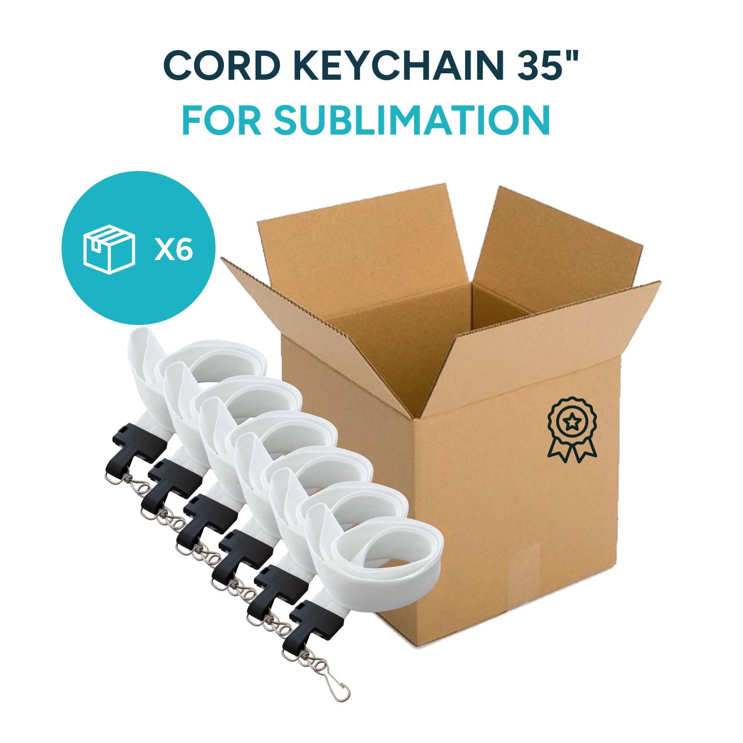 Sublimation Keychain Lanyard 35"