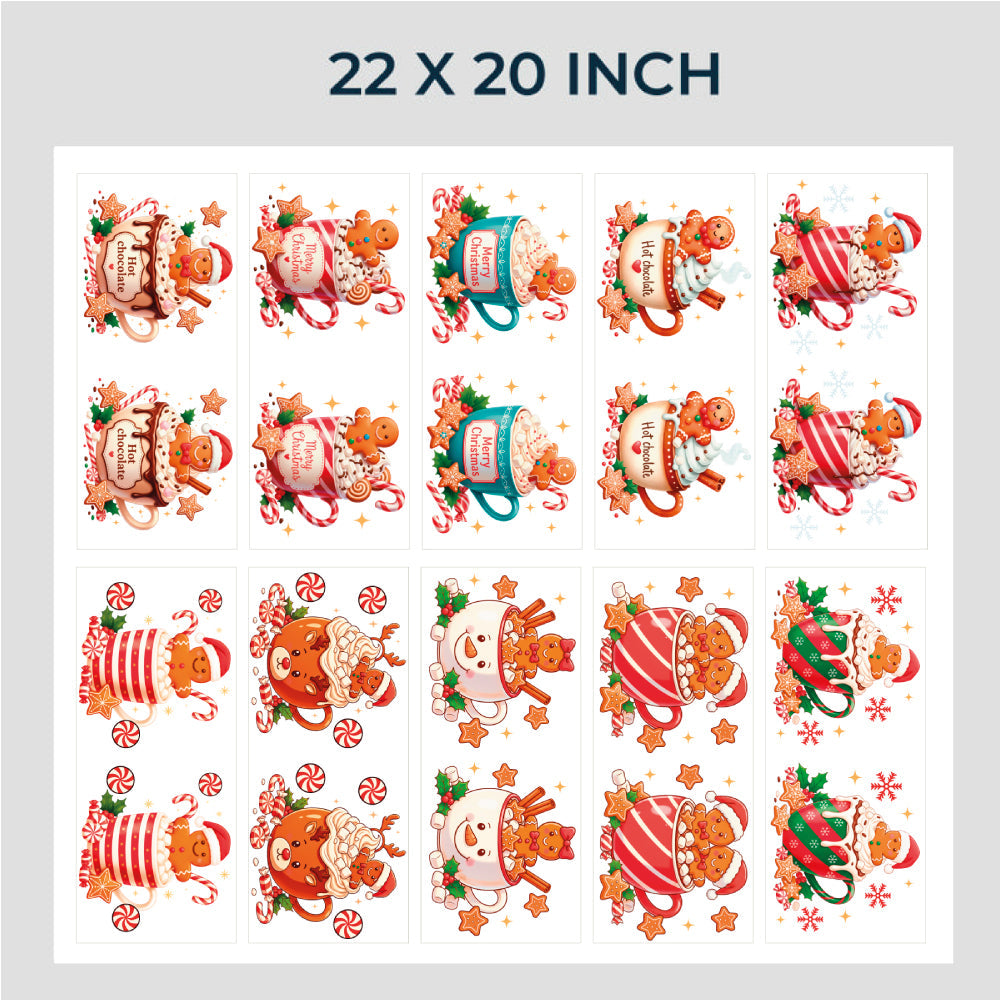 UV DTF PRINT - Christmas Decal Pack