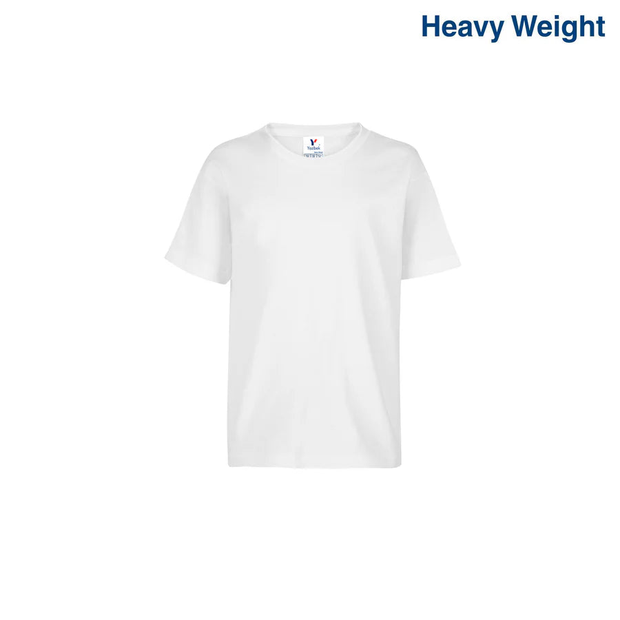 Kid’s Unisex Heavy Weight Crew Neck Short Sleeve T-Shirt