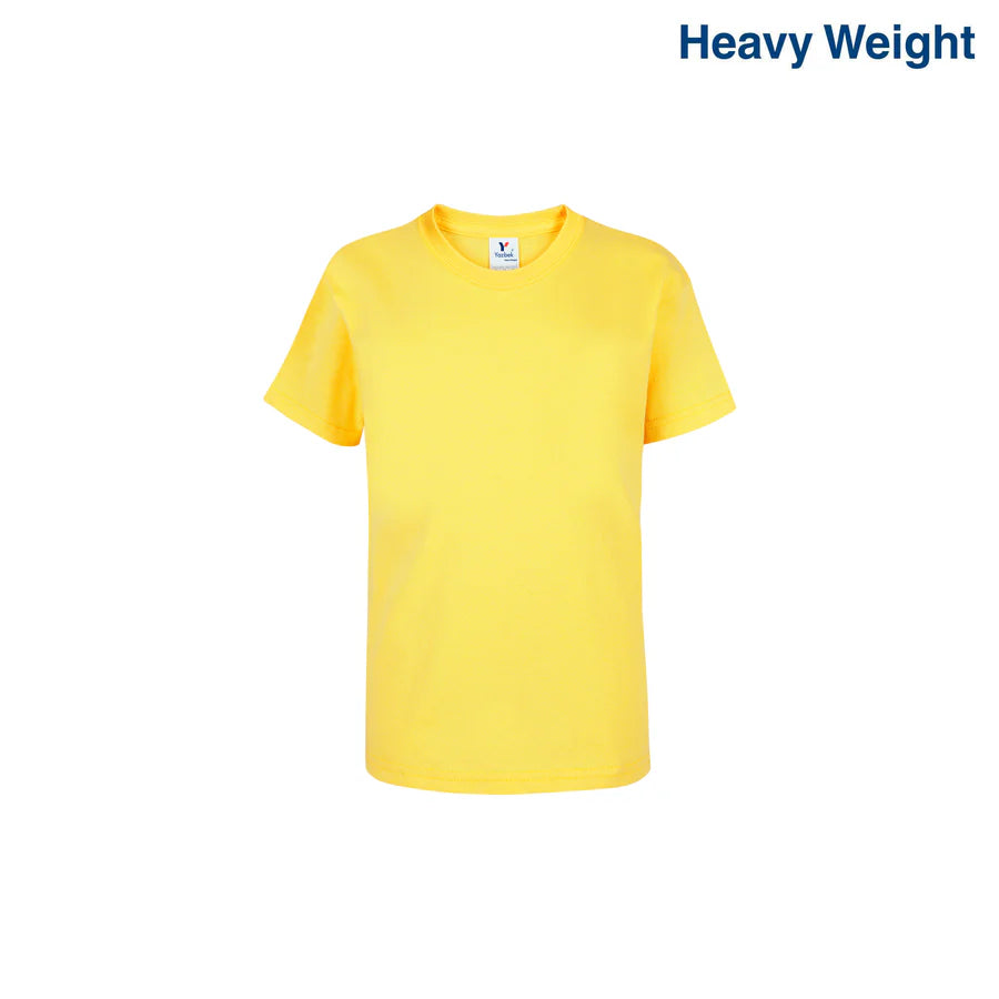 Kid’s Unisex Heavy Weight Crew Neck Short Sleeve T-Shirt
