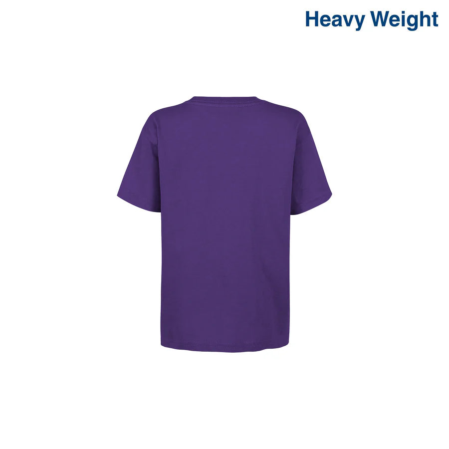 Kid’s Unisex Heavy Weight Crew Neck Short Sleeve T-Shirt