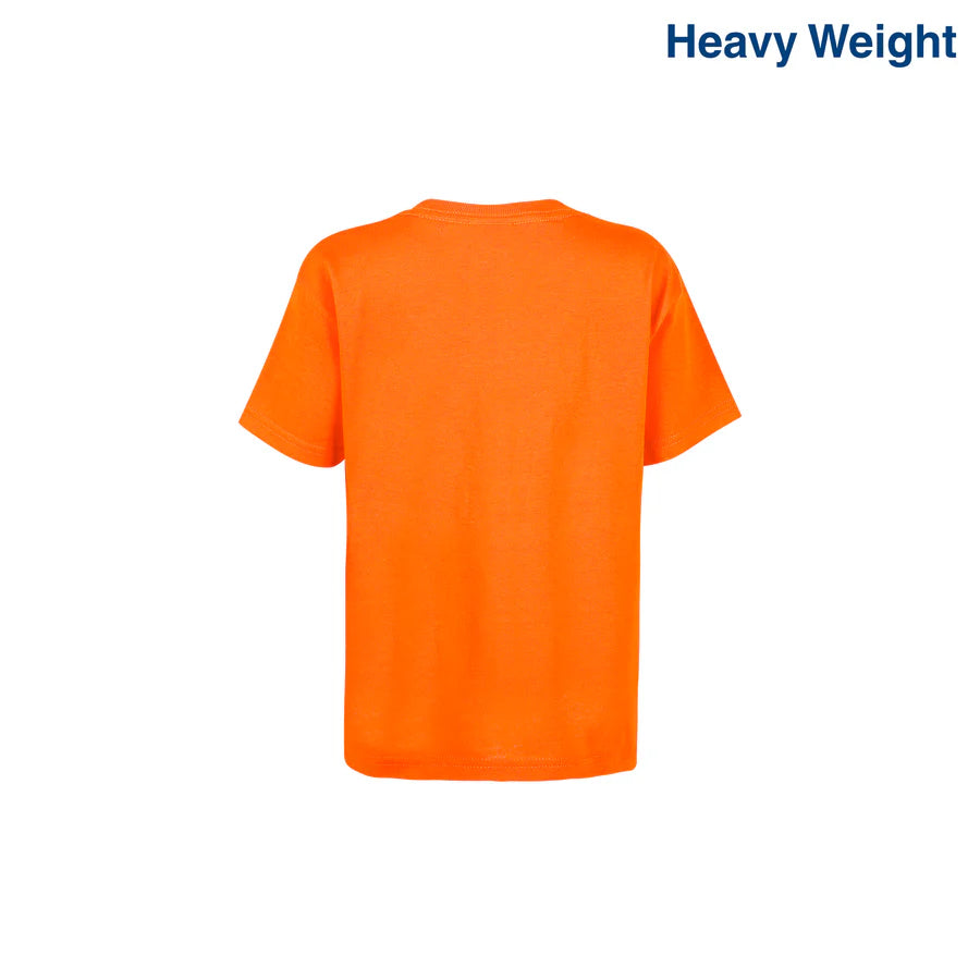Kid’s Unisex Heavy Weight Crew Neck Short Sleeve T-Shirt