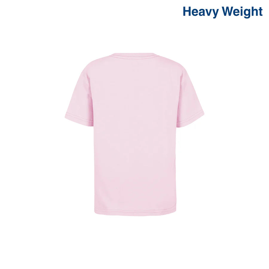 Kid’s Unisex Heavy Weight Crew Neck Short Sleeve T-Shirt