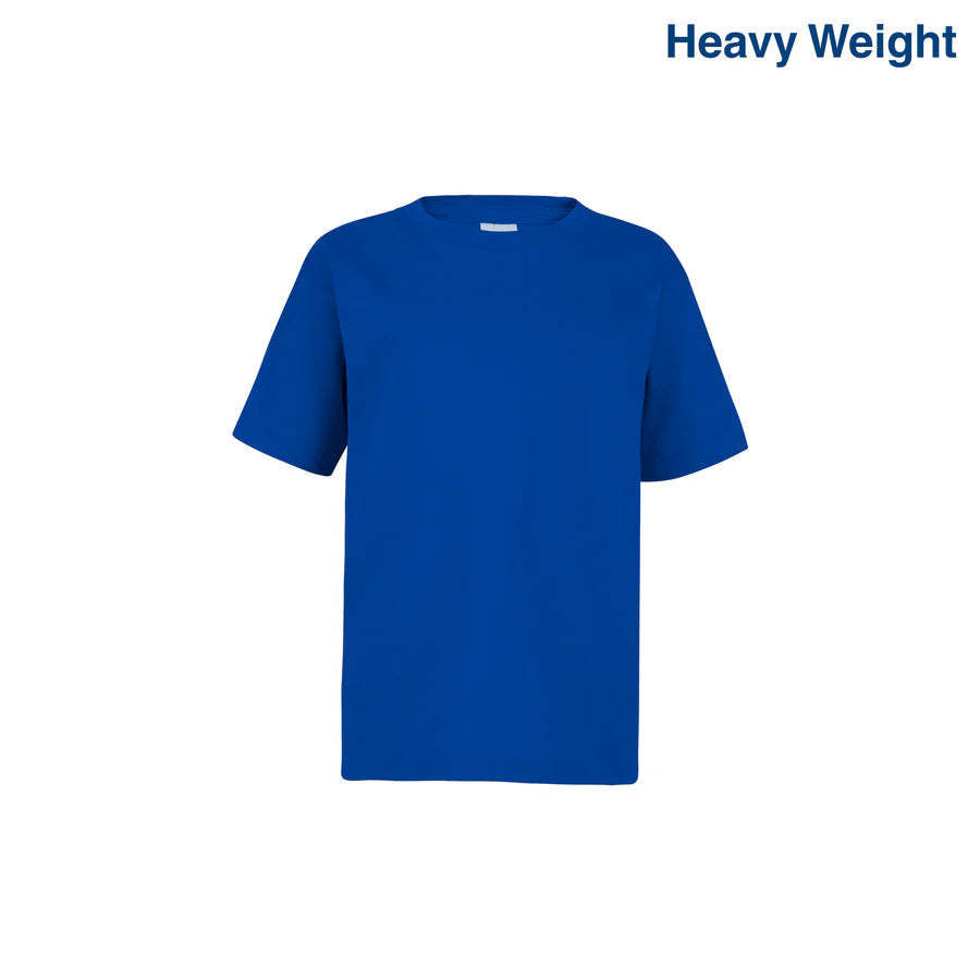 Kid’s Unisex Heavy Weight Crew Neck Short Sleeve T-Shirt
