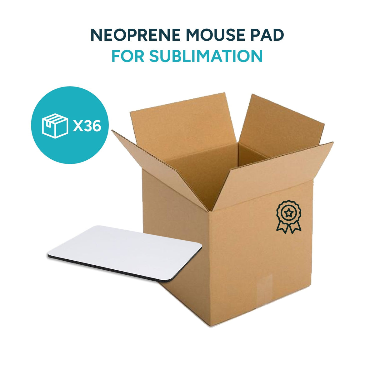Neoprene mouse pad for sublimation