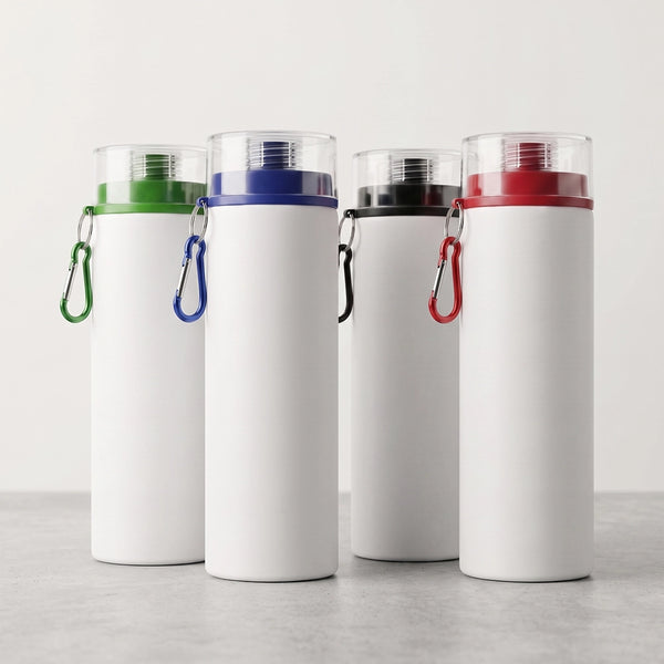 750 mL White Sublimation Water Bottle