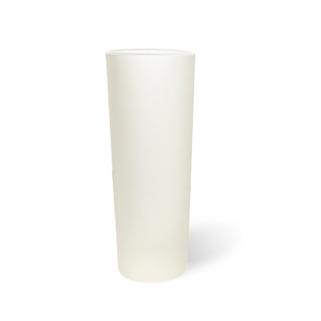 Frosted Glass Tequilero With Colored Base 4 Oz