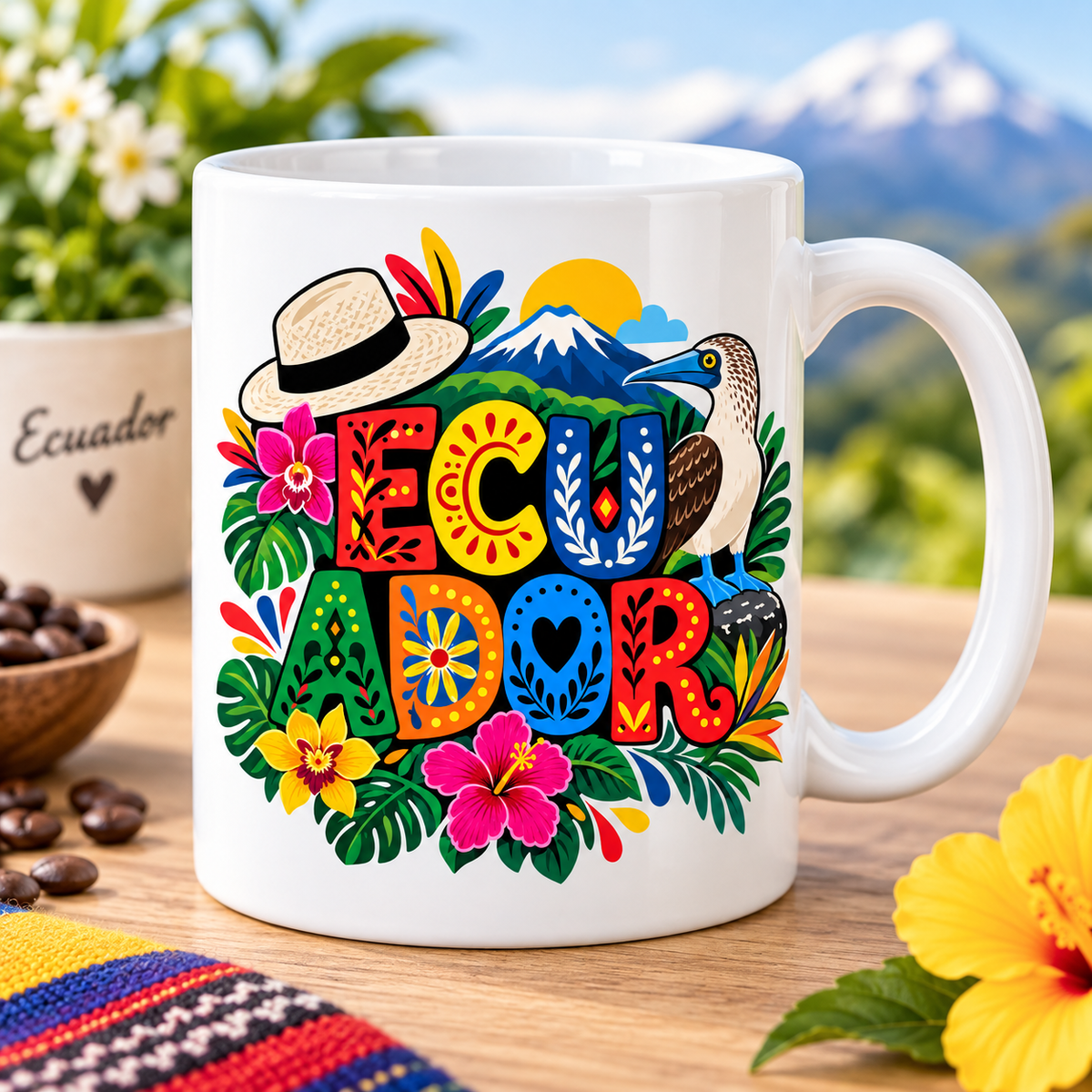 UV DTF Sticker Pack - Ecuador Pride UV DTF Sticker Pack – Cultura, Sabores & Tradiciones