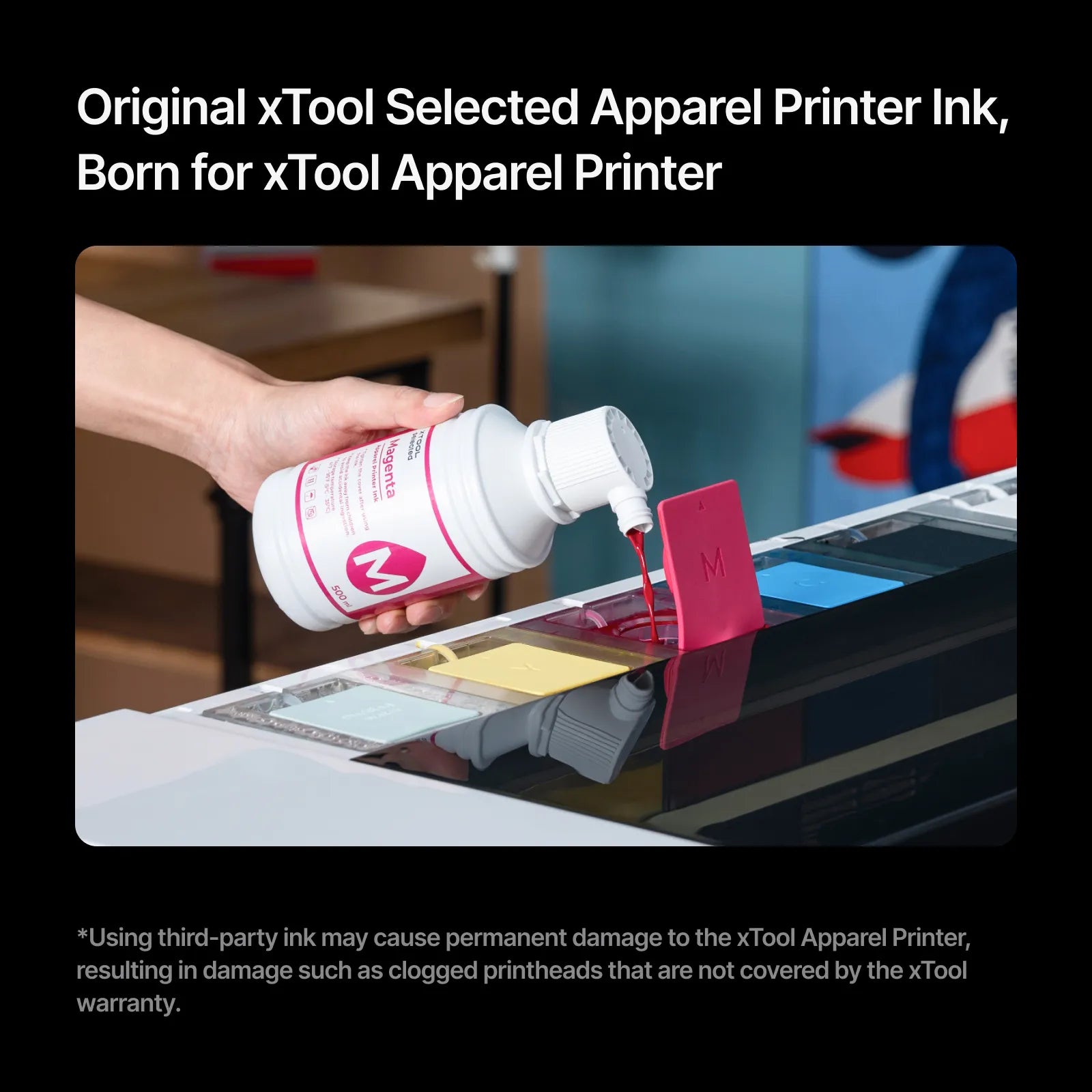 500ml Apparel Printer Ink
