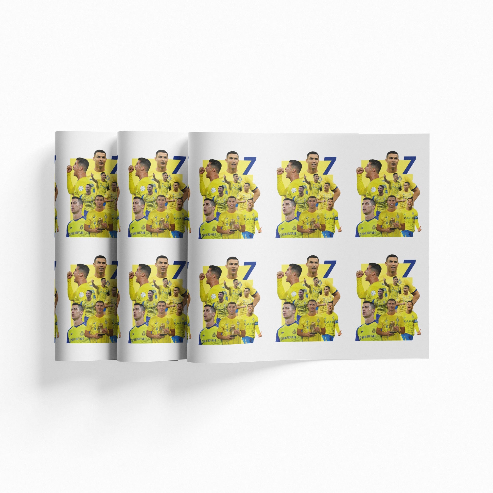 Printed DTF Sheets by Yards - Cristiano Ronaldo
