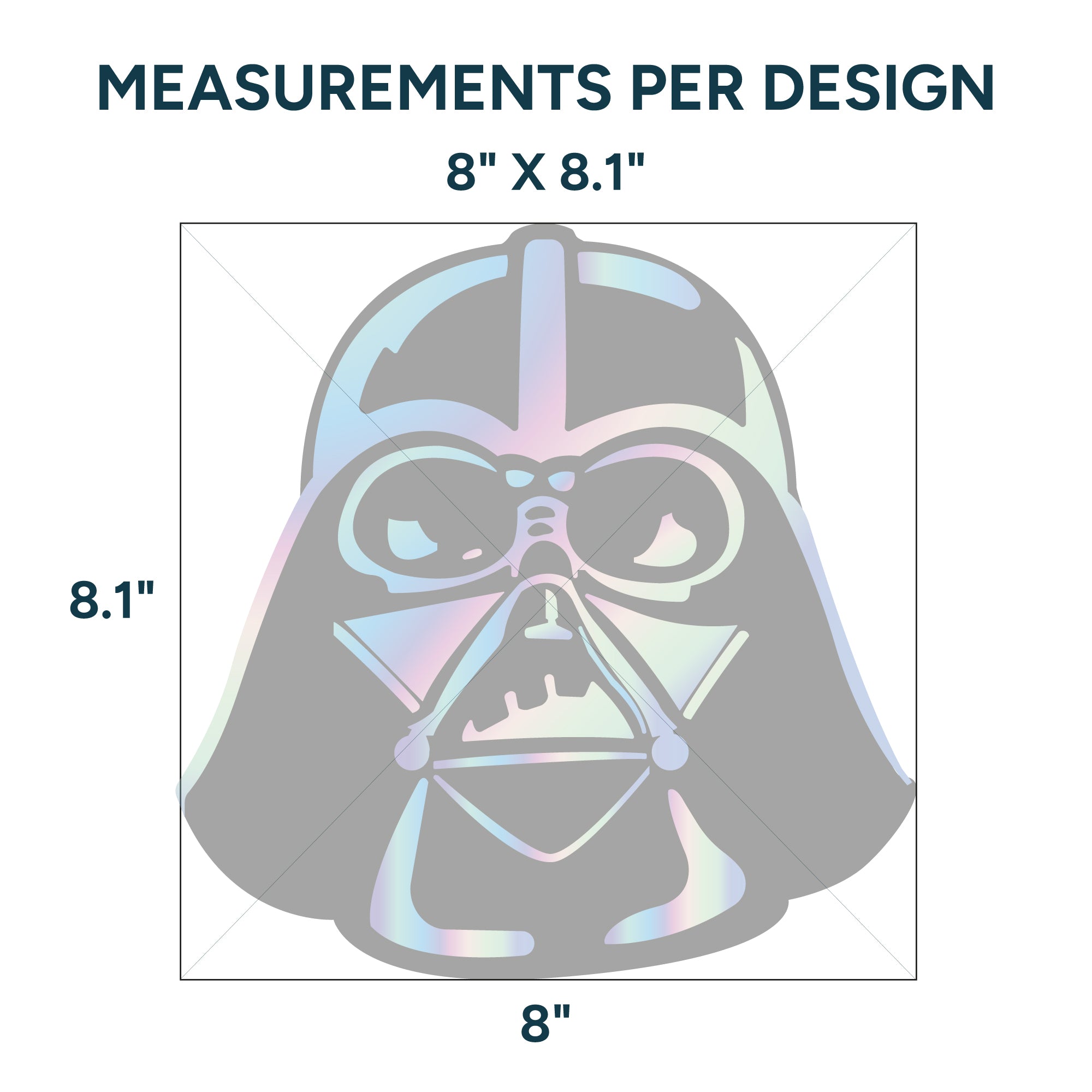 Printed DTF Sheets by Yards - Dark Vader