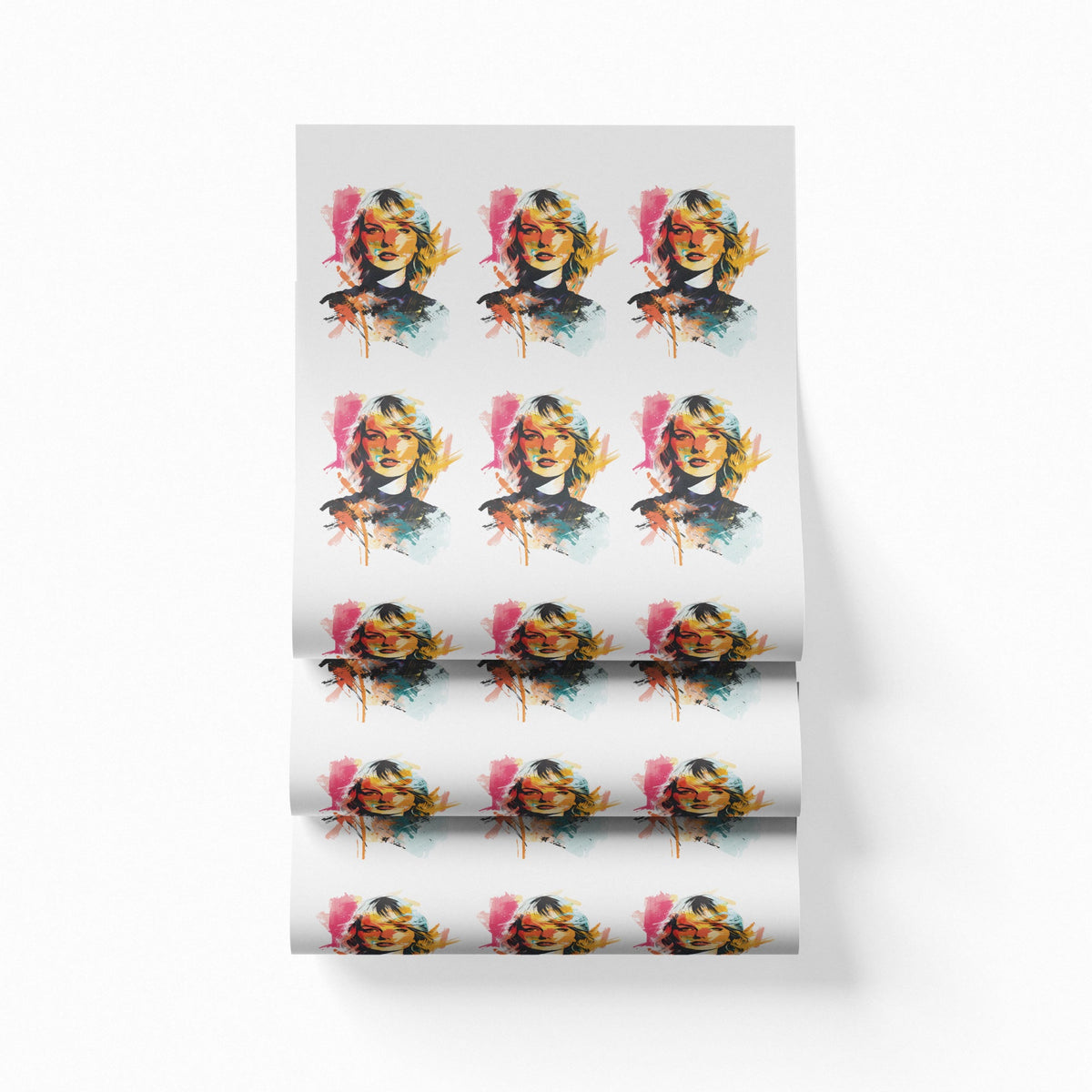 Printed DTF Sheets by Yards - Taylor Swift design 2