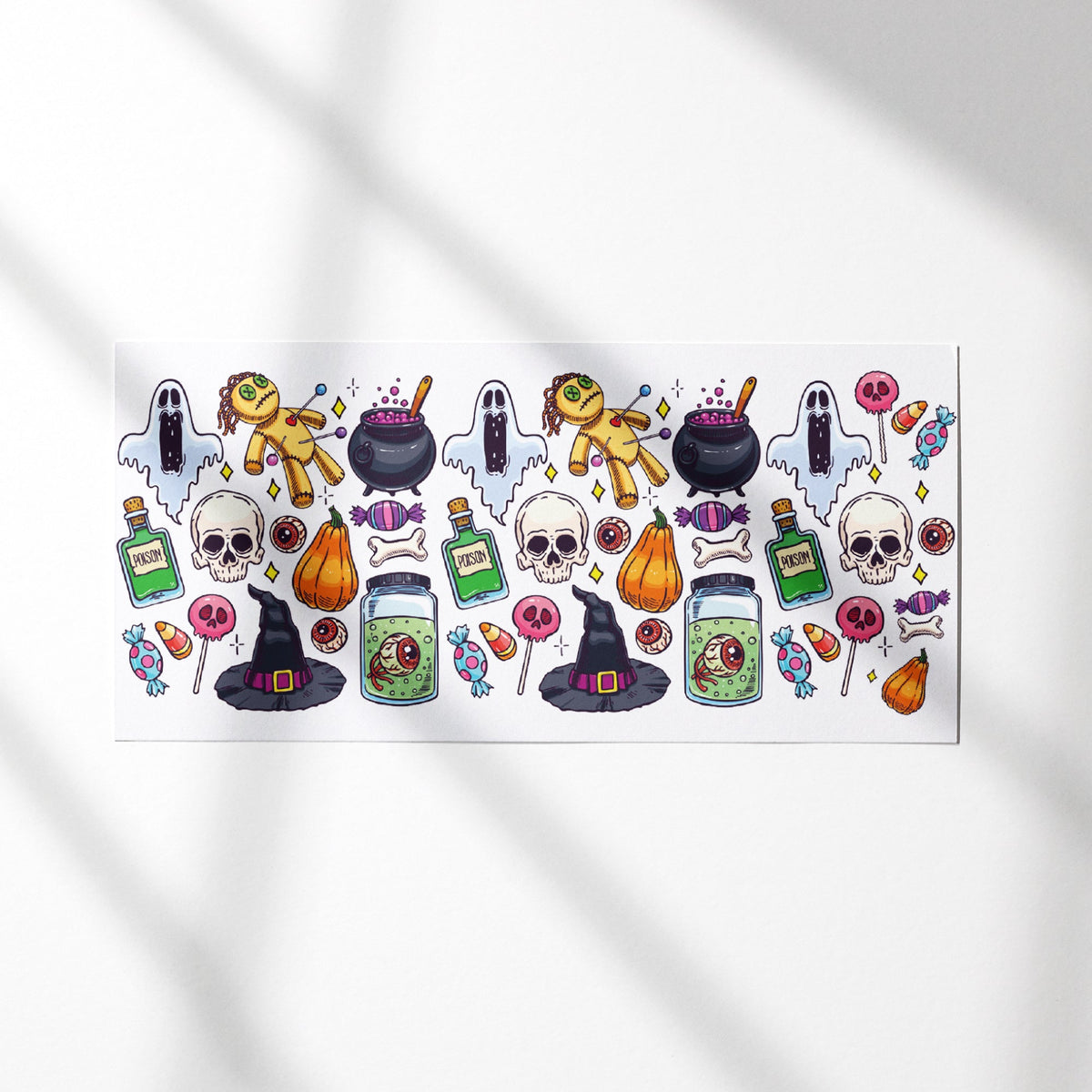 UV DTF WRAP LIBBEY CUP - Halloween diseño 5