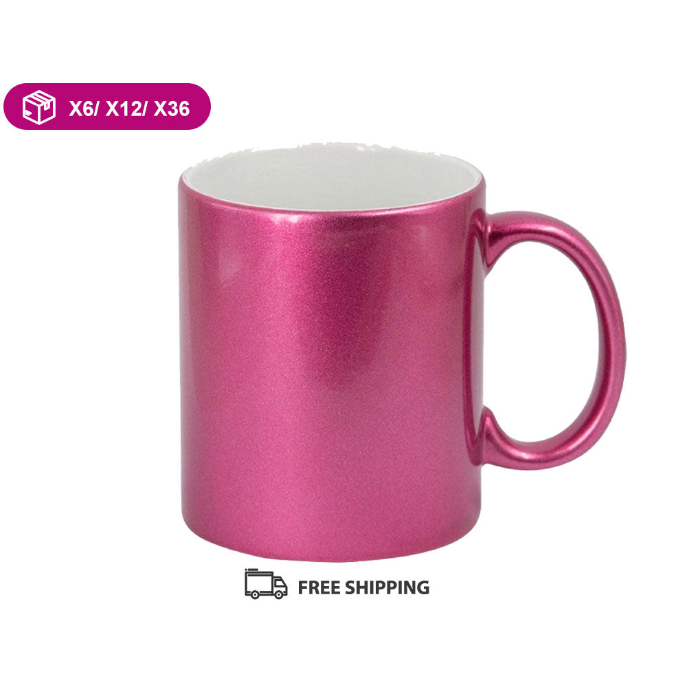 Pearl Pink Mug 11oz . (Box of 6, 12 and 36 Units.)