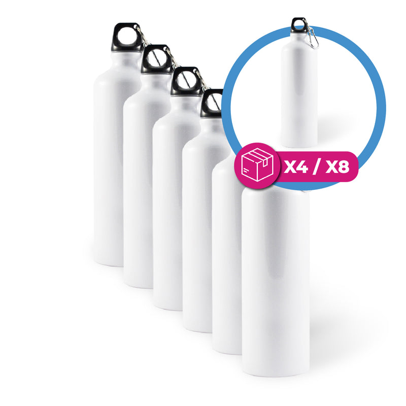 Garage Sale White sports bottle for sublimation 20 oz (box of 6, 12 and 36 units)