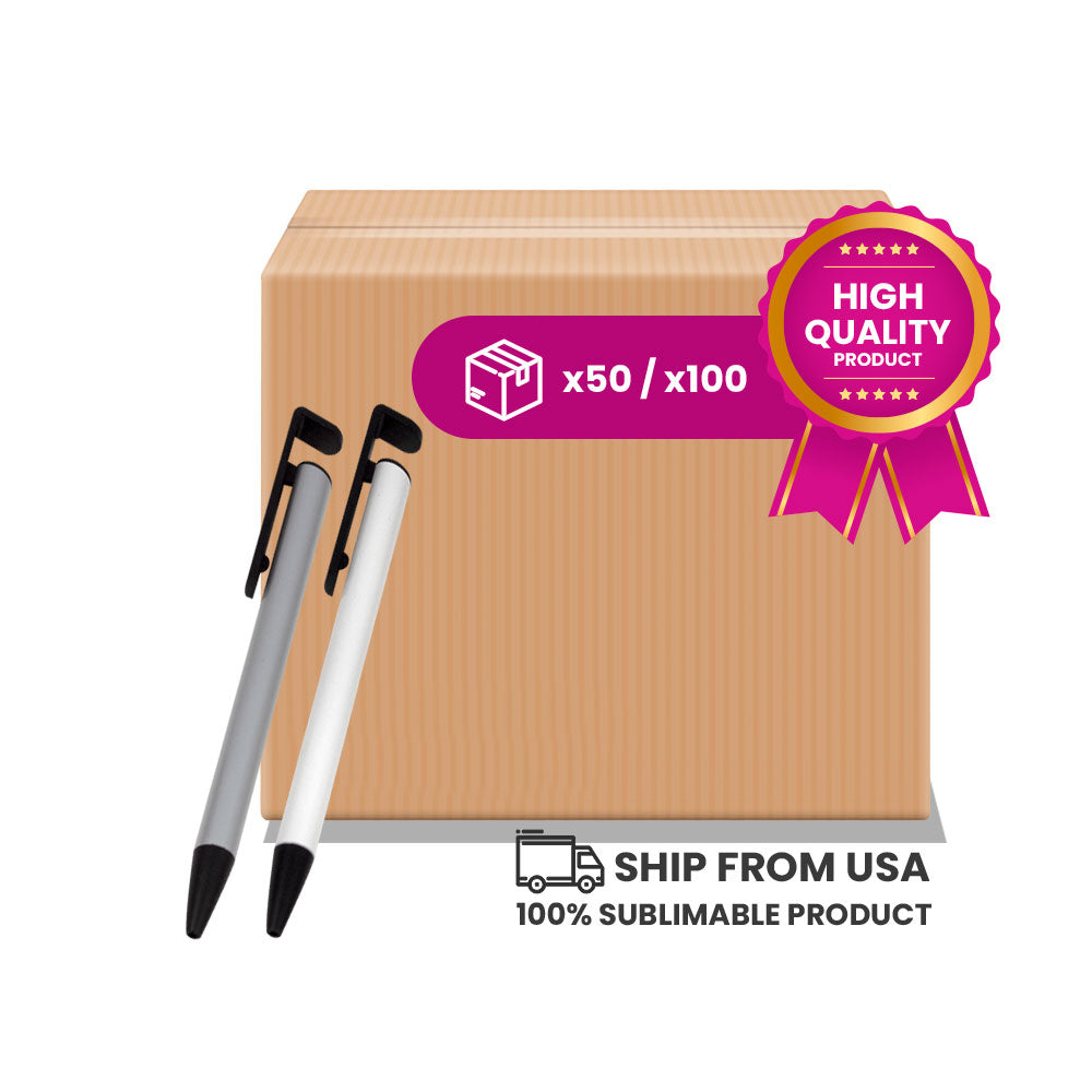 Aluminum sublimable Pen. Model 1  (Box of  36 and 48 Units.)