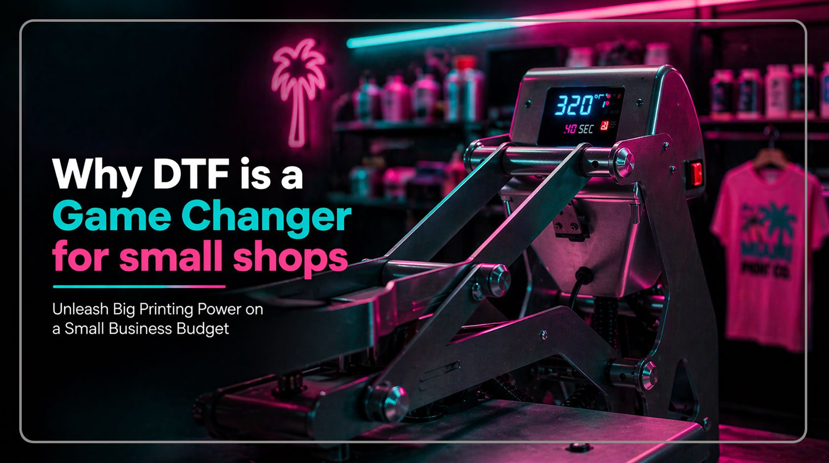 Why DTF is a game‑changer for small shops