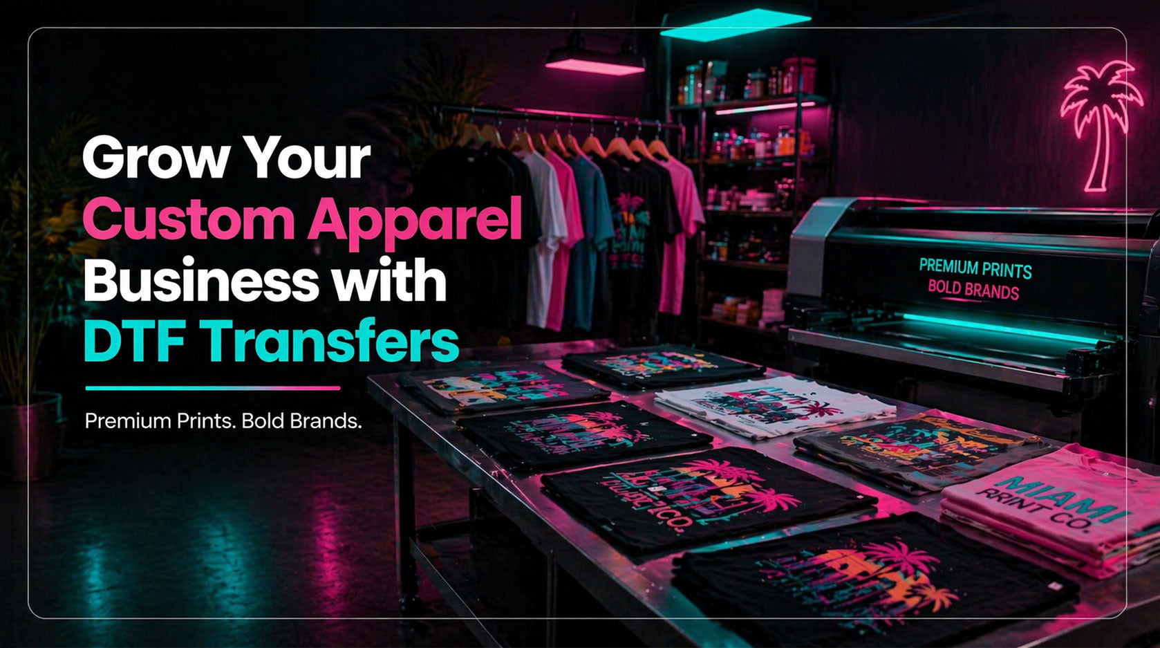Grow Your Custom Apparel Business with DTF Transfers