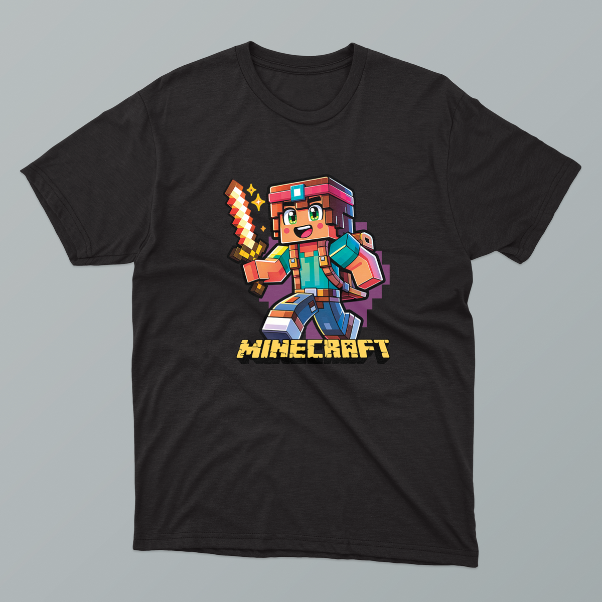 Printed DTF Sheets by Yards - Minecraft 1