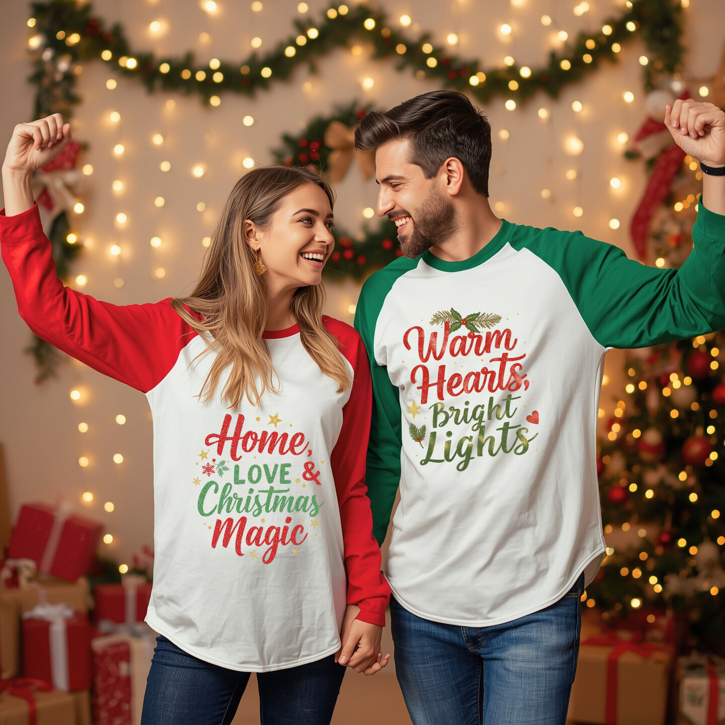 Printed DTF Sheets by Yards -Merry Christmas 2025