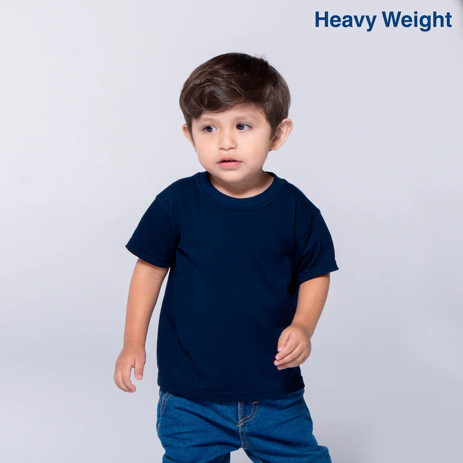 Toddler’s Unisex Heavy Weight Crew Neck Short Sleeve T-Shirt
