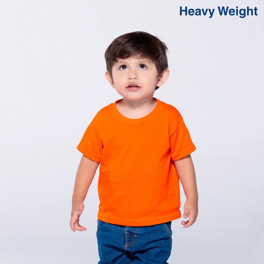 Toddler’s Unisex Heavy Weight Crew Neck Short Sleeve T-Shirt