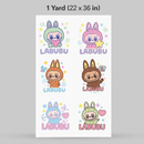 Printed DTF Sheets by Yards - Labubu