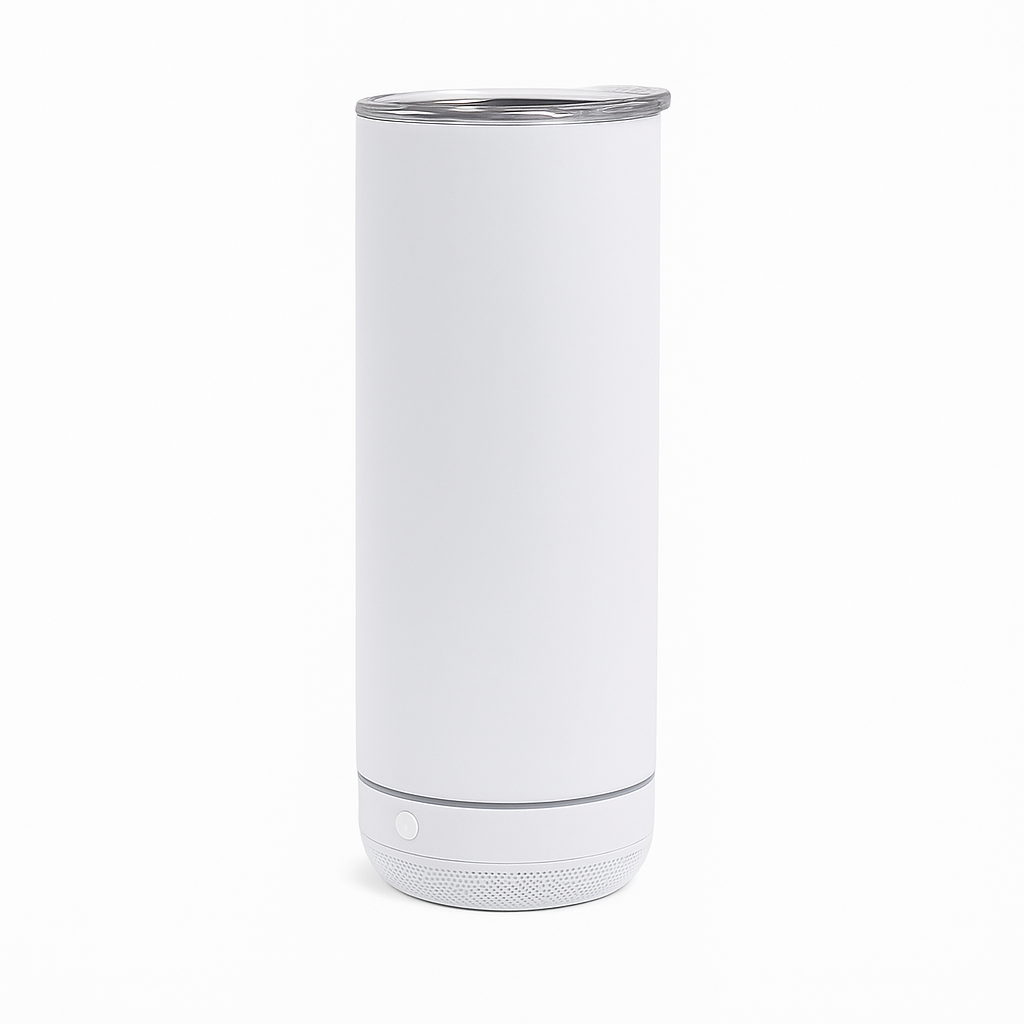 20 oz Sublimation Tumbler with Built-In Speaker – Stainless Steel, Double Wall Insulated Blank for Custom Printing